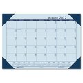 House Of Doolittle House of Doolittle HOD012540 Desk Pad  Blue Hldr-Blu Paper HOD012540